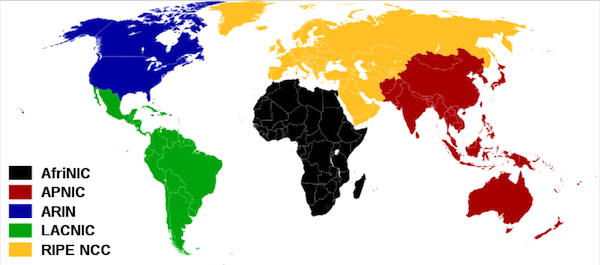 Regional Internet Registries